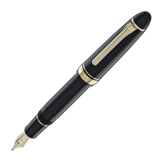 Sailor 1911 Large Fountain Pen in Shining Black - 18kt Gold Nib