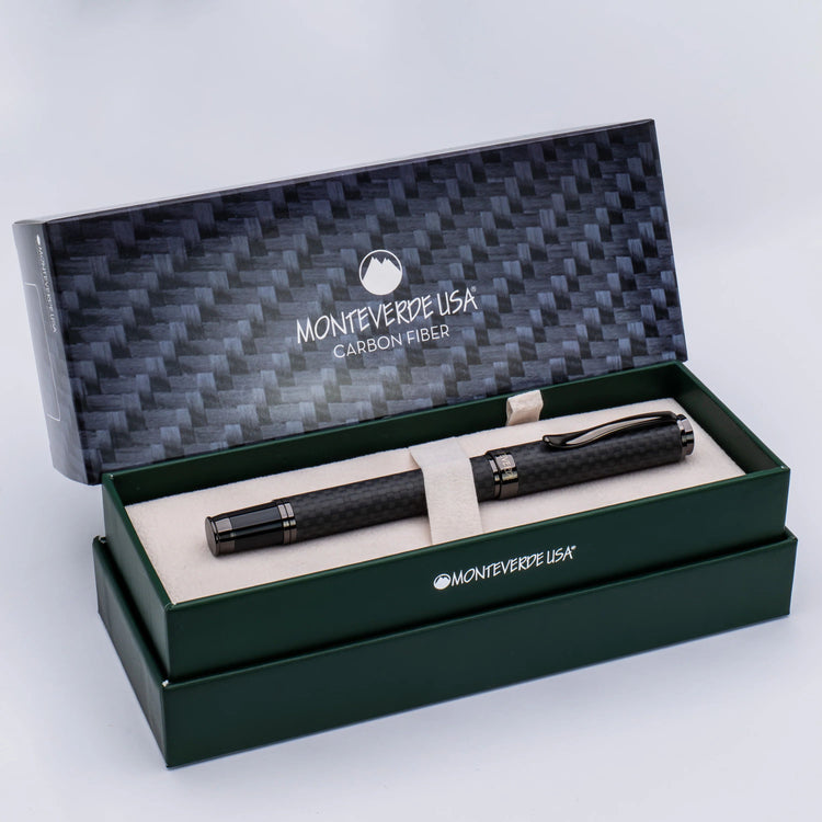 Monteverde Innova Rollerball Pen in Matte Carbon with Gunmetal Trim