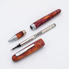 Conklin Streamline Rollerball Pen in Matte Sunset Medley with Chrome Trim - Limited Edition