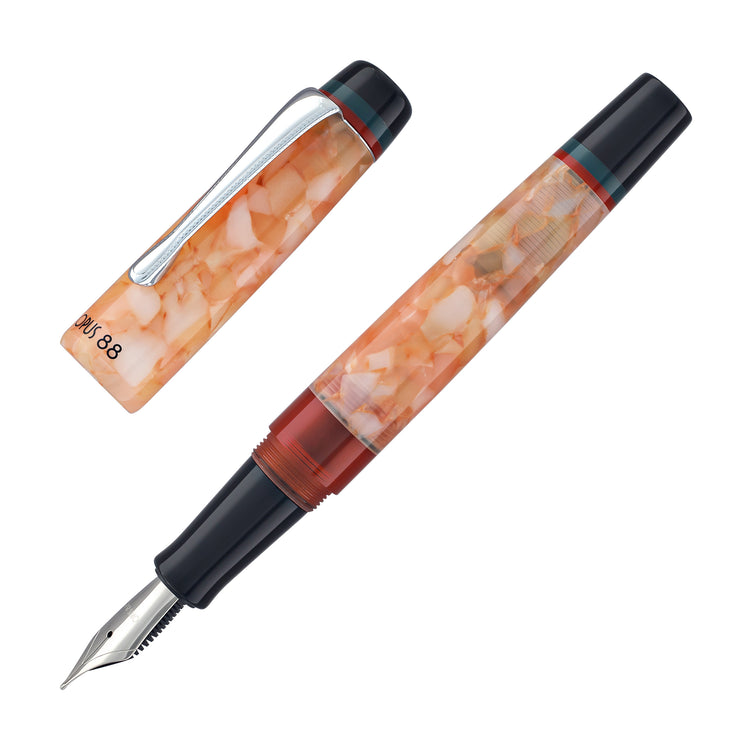 Opus 88 Minty Fountain Pen in Orange