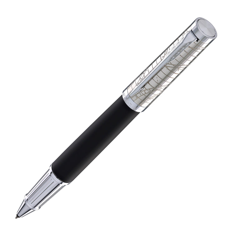 Parker Ingenuity Rollerball Pen in Legacy of Flight with Chrome Trim