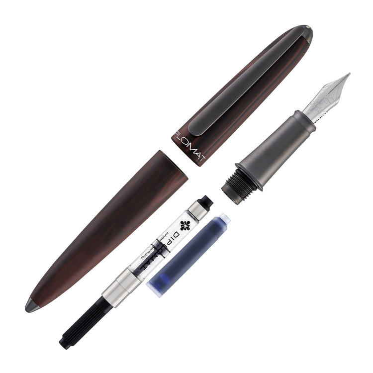 Diplomat Aero Fountain Pen in Black Forest