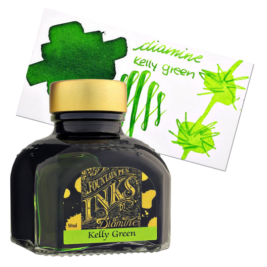 Diamine Bottled Ink in Kelly Green