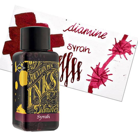 Diamine Classic Bottled Ink in Syrah Burgundy