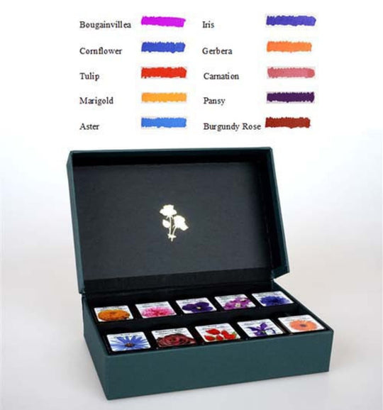 Diamine Flower Ink Bottle Gift Set