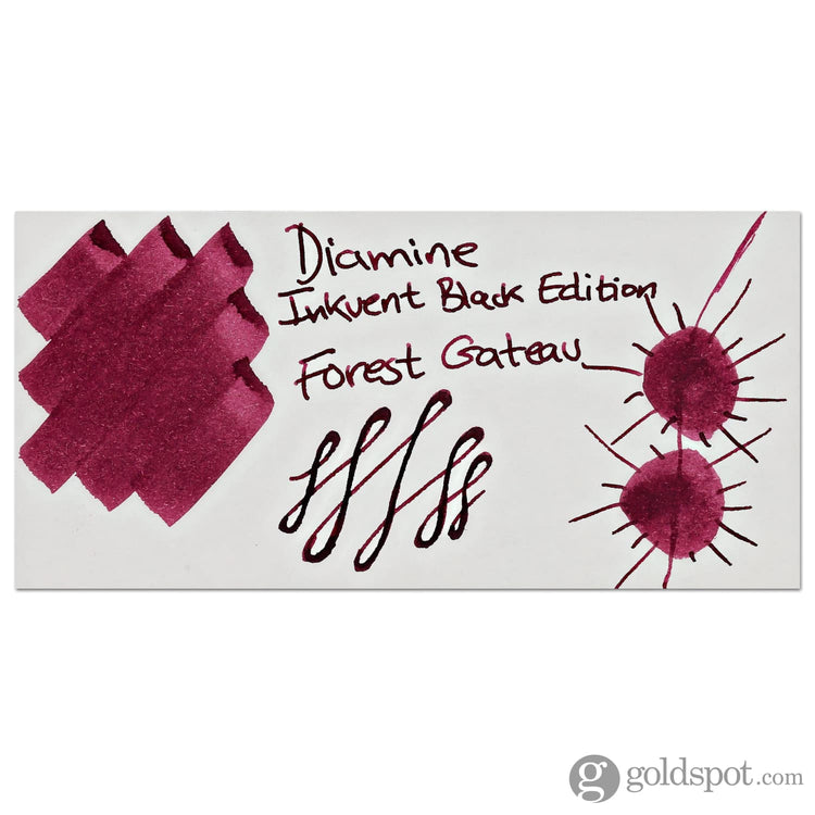 Diamine Inkvent Black Edition Scented Bottled Ink in Forest Gateau - 50 mL Bottled Ink