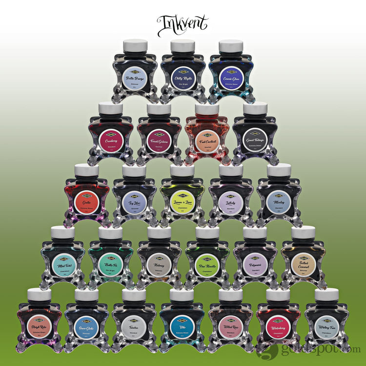 Diamine Inkvent Black Edition Shimmer Bottled Ink in Nutmeg - 50 mL Bottled Ink