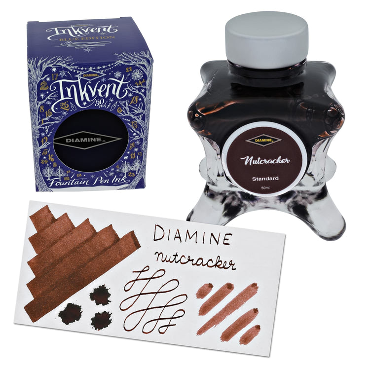 Diamine Inkvent Blue Edition Standard Bottled Ink in Nutcracker - 50 mL Bottled Ink