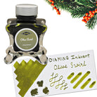 Diamine Inkvent Green Edition Chameleon Bottled Ink in Olive Swirl - 50 mL Bottled Ink