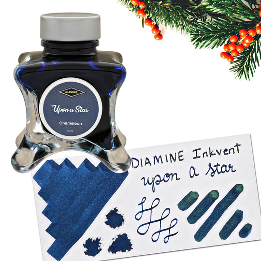 Diamine Inkvent Green Edition Chameleon Bottled Ink in Upon a Star - 50 mL