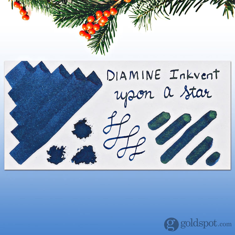 Diamine Inkvent Green Edition Chameleon Bottled Ink in Upon a Star - 50 mL Bottled Ink