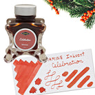 Diamine Inkvent Green Edition Shimmer Bottled Ink in Celebration - 50 mL Bottled Ink