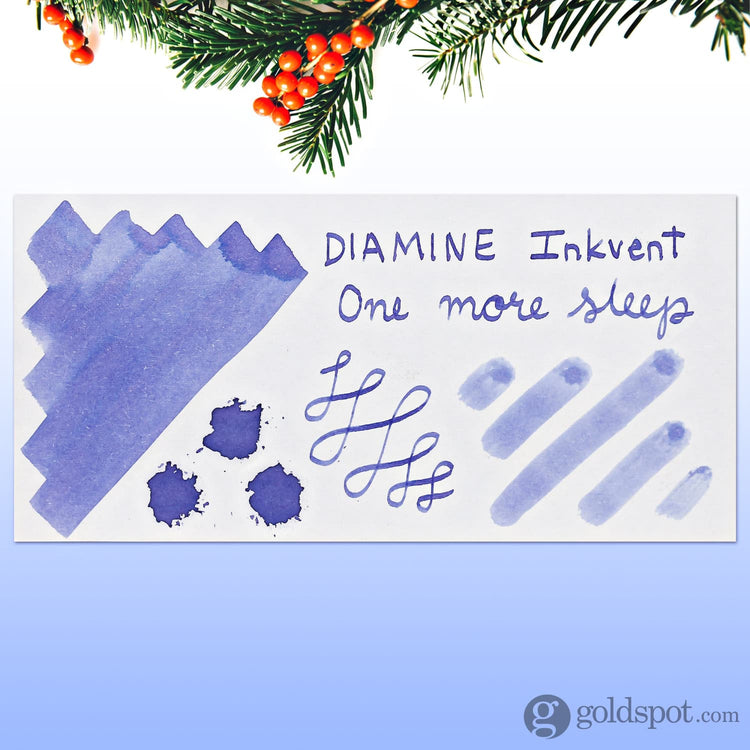 Diamine Inkvent Green Edition Standard Bottled Ink in One More Sleep - 50 mL Bottled Ink