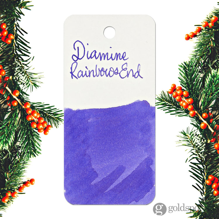 Diamine Inkvent Purple Edition Chameleon & Shimmer Bottled Ink in Rainbows End - 50 mL Bottled Ink