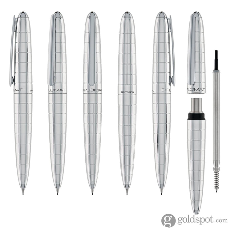 Diplomat Aero Mechanical Pencil in Rhomb - 0.7mm Mechanical Pencils