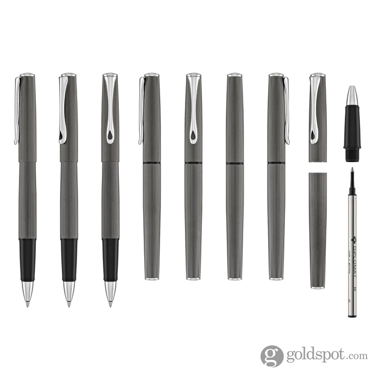 Diplomat Esteem Rollerball Pen in Black Barley Rollerball Pen