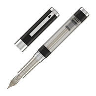 Diplomat Nexus Demo Fountain Pen in Black/Chrome