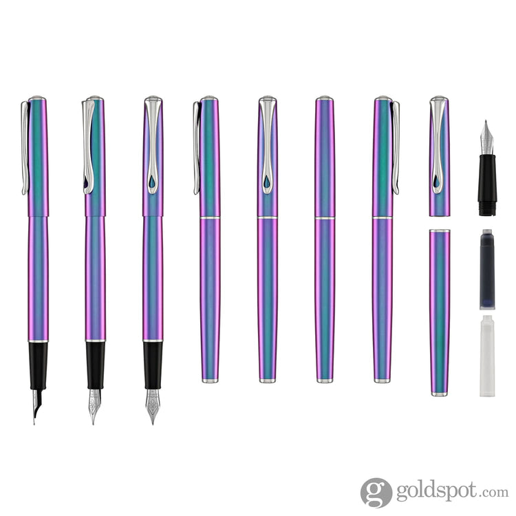 Diplomat Traveller Fountain Pen in Funky Petrol Fountain Pen