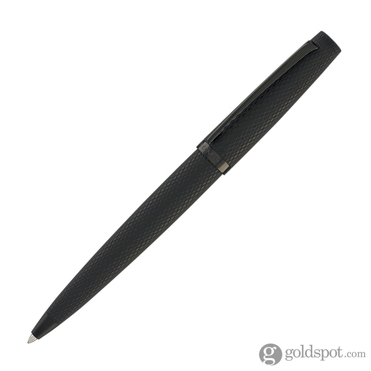 Diplomat Viper Ballpoint Pen in Black Guilloche Ballpoint Pens