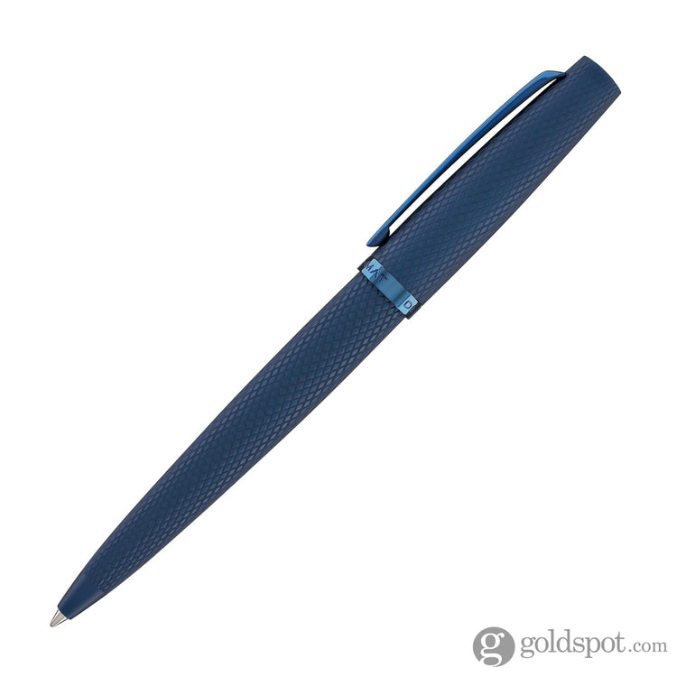 Diplomat Viper Ballpoint Pen in Blue Guilloche Ballpoint Pens