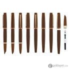 Diplomat Viper Fountain Pen Fine/Medium in Brown Guilloche Fountain Pen