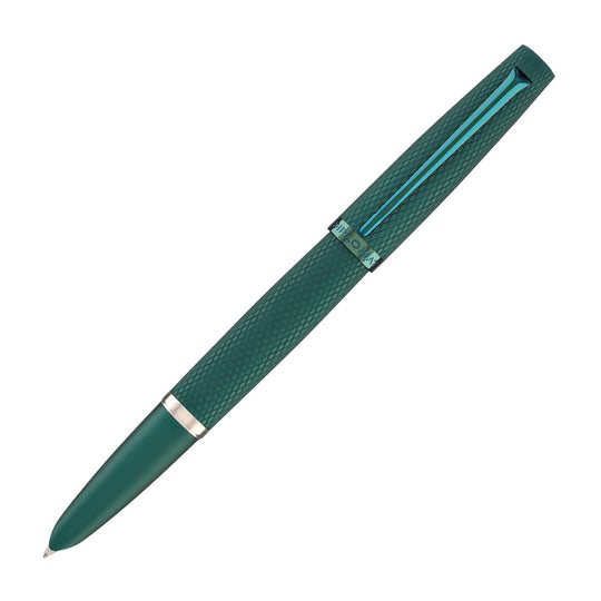 Diplomat Viper Fountain Pen Fine/Medium in Green Guilloche