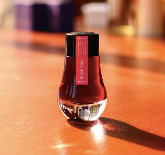 Dominant Industry Alchemist Standard Ink Series Bottled Ink in Pink Robin - 25mL