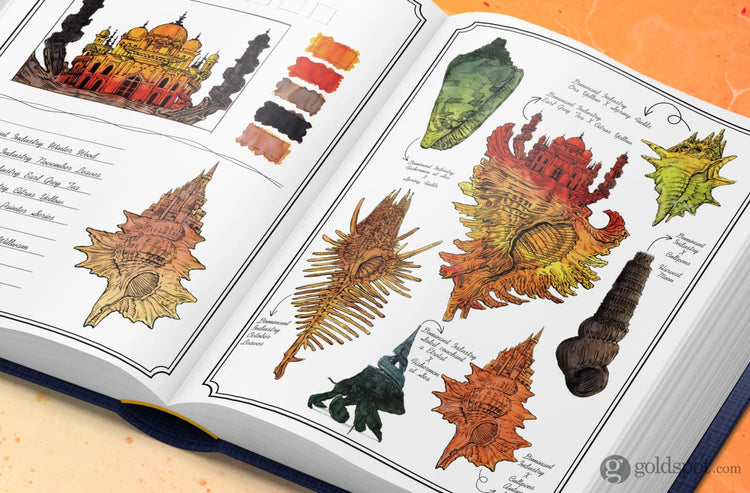 Dominant Industry The Ink Archiving Book ’A log of Atlantis’ Color Swatch Organizer
