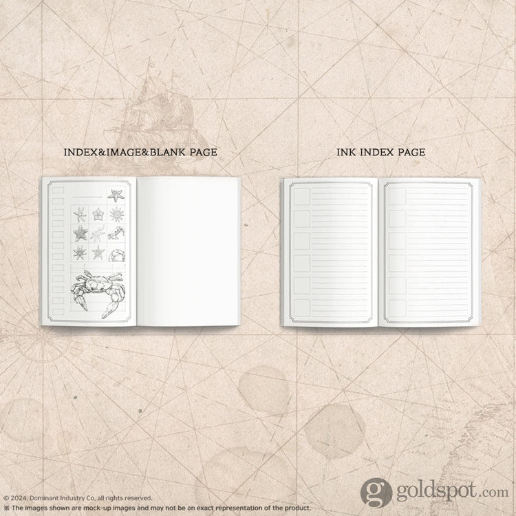 Dominant Industry The Ink Archiving Book ’A log of Atlantis’ Color Swatch Organizer