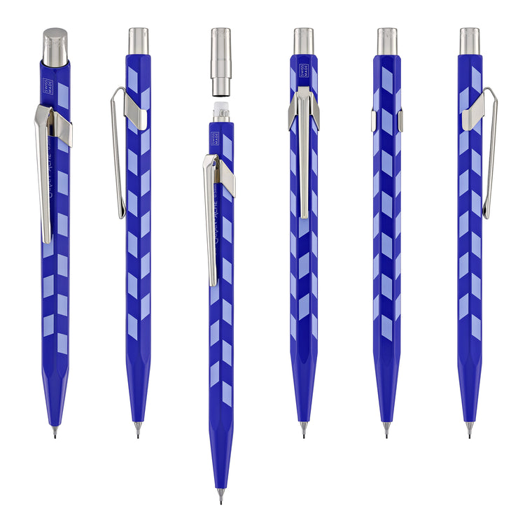 Caran d'Ache 849 Mosaic Mechanical Pencil in Royal Blue - 0.5mm
