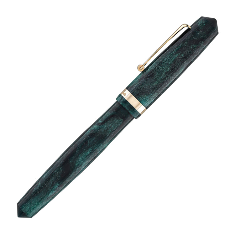 OMAS Studio Fountain Pen in Smeraldo Elegante with Rose Gold Trim
