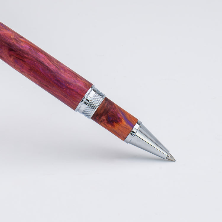 Conklin Streamline Rollerball Pen in Matte Sunset Medley with Chrome Trim - Limited Edition