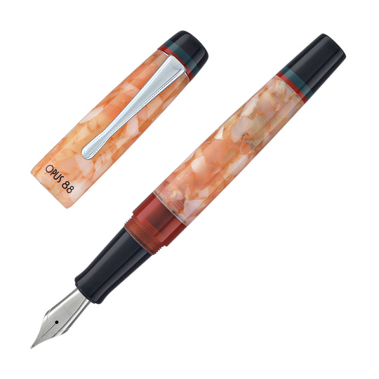 Opus 88 Minty Fountain Pen in Orange