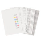 Nebula by Colorverse A5 Premium Notebook in Snow White