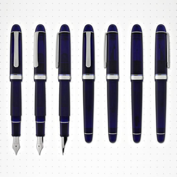 Platinum 3776 Century Fountain Pen in Chartres Blue - 14K Gold