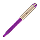 Wahl Eversharp Skyline Rollerball Pen in Royal Purple with Rose Gold Trim