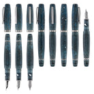 Scribo Feel Fountain Pen in Altre Stelle with Rhodium Trim