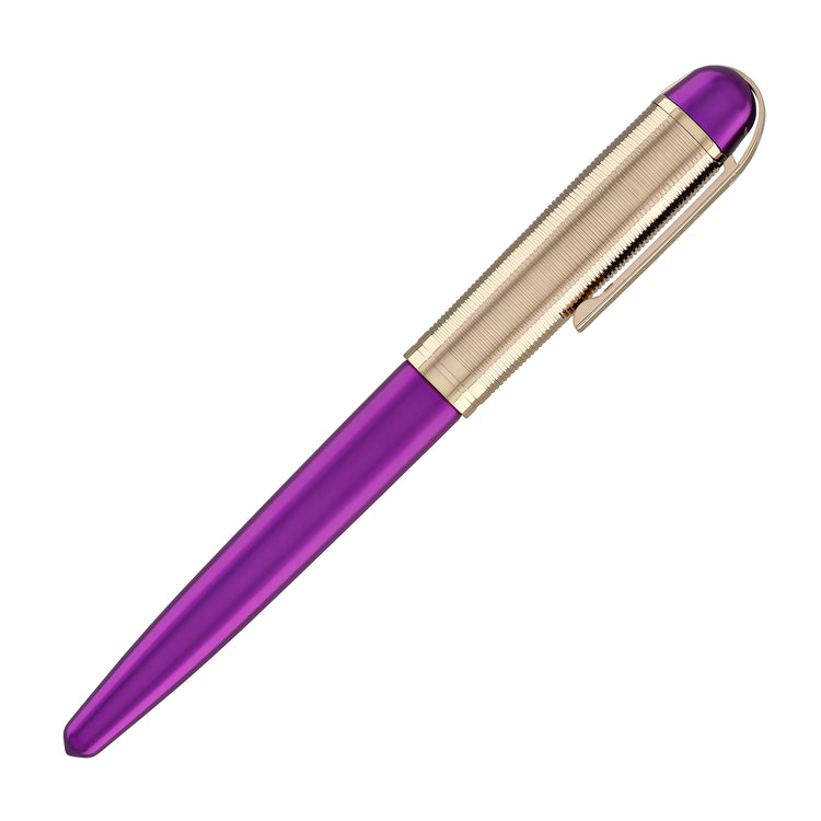 Wahl Eversharp Skyline Rollerball Pen in Royal Purple with Rose Gold Trim