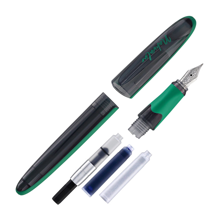 Nahvalur Triad Fountain Pen in Verdant