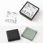 Midori Paintable Stamp Pre-Inked in Exercise