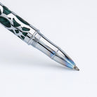 Conklin Endura Deco Crest Rollerball Pen in Green with Chrome Trim