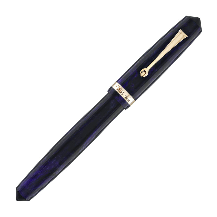 OMAS Studio Fountain Pen in Ametista Profondo with Rose Gold Trim