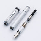 Monteverde Innova Fountain Pen in 2026 Cloud Dancer in Chrome Trim - Limited Edition