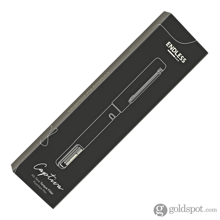 Endless Captiva Fountain Pen in Infinite Space Chrome Fountain Pen