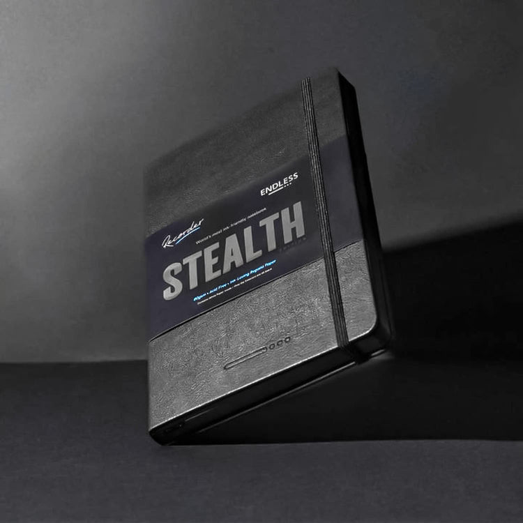 Endless Recorder A5 Notebook in Stealth with the 80gsm Regalia Paper - Dotted Notebooks Journals