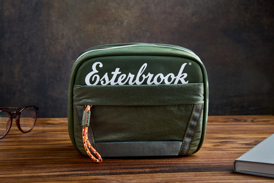 Esterbrook Cube Portable Travel Pen Case in Green