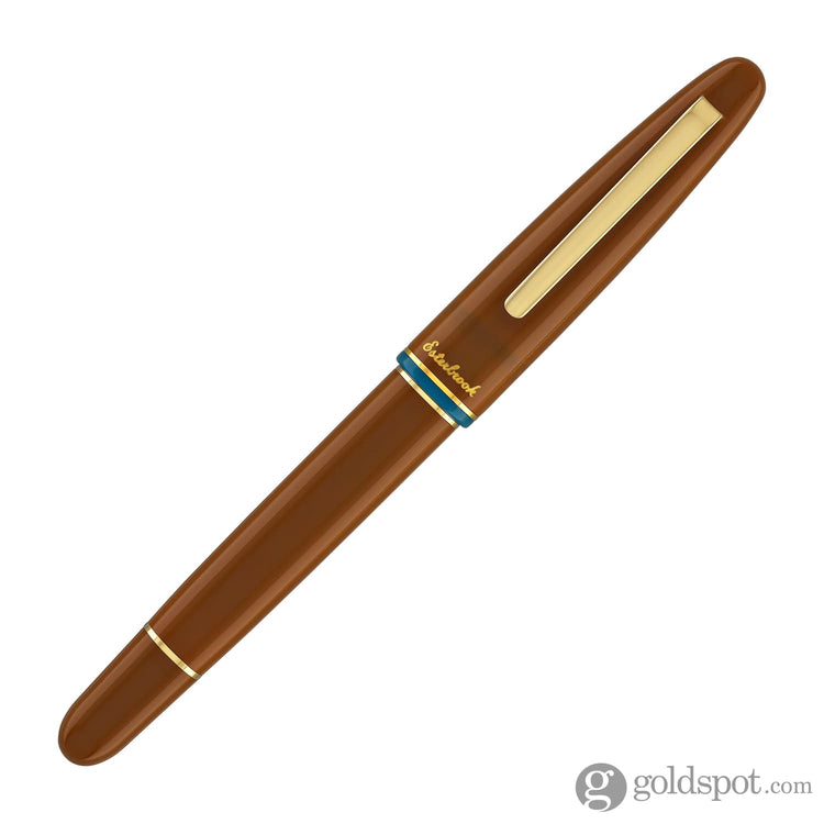 Esterbrook Estie Back to the Lands Button Piston Fountain Pen in Incredible Rock with Gold Trim Fountain Pen