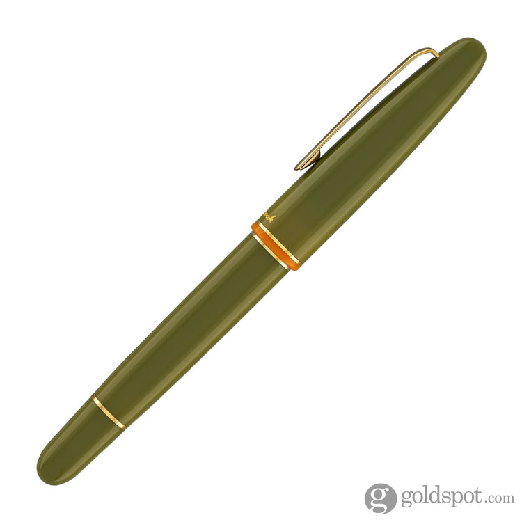 Esterbrook Estie Back to the Lands Button Piston Fountain Pen in Quirky Leaf with Gold Trim Fountain Pen