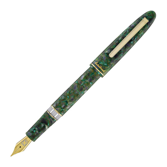 Esterbrook Estie Fountain Pen in Jurassic with Gold Trim - Piston Filling