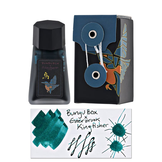 Esterbrook x Bungubox Kingfisher Bottled Ink in Teal - 30mL